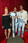 Amstelveen 27 maart 2004
Presentatie nieuwe Powerplate bij special sports.
Ruud Gullit Guus v d Meer en Connie Breukhoven