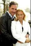 Muiden 29 maart 2003
Presentatie dvd Gerard Joling bij Cafe ome Ko in Muiden.
Tatjana  met vriend Ewald