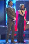 Hilversum 6 maart 2004
Idols in studio 22.
De 10 finalisten met Reinout Oerlemans en Tooske Breugem.
Eerste finale ronde 2004