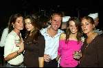 Amsterdam 3 maart 2004
Presentatie nieuw magazine Jacky in Jimmy Woo.
Jeroen v d Mast met modellen(Elite) 2e van links Wendy Dubbelt