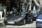 Amsterdam 27 maart 2004
Winston Bogarde met Lambourgini op PC Hooftstraat