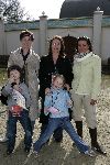 Kaatsheuvel  20 maart 2005
10 jaar princess in de efteling.
Patty Somer met zoon en dochter en Angela Groothuizen en Esther Oosterbeek