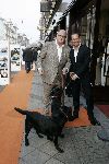 Amsterdam 26 maart 2005
Guus Verstraete en Carlo Boszhard met honden