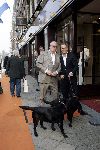 Amsterdam 26 maart 2005
Bn ers verkopen bij Oger voor Orange Babies. 
Guus Verstraete en Carlo Boszhard met honden