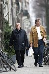 Amsterdam 25 januari 2005
Edgar Vos wandelen door Amsterdam met zijn vriend