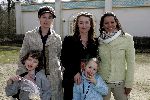 Kaatsheuvel  20 maart 2005
10 jaar princess in de efteling.
Patty Somer met zoon en dochter en Angela Groothuizen en Esther Oosterbeek
