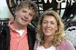 Biddingshuizen 25 maart 2005
opening Walibi World.
Hans v Hemert met zijn ex-vriendin Karin v d Velden.