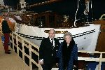 Amsterdam 1 maart 2005
Opening Hiswa door Prins Willem Alexander.
Joop Braakhekke met zijn moeder voor boot 