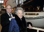 Amsterdam 1 maart 2005
Opening Hiswa door Prins Willem Alexander.
Joop Braakhekke met zijn moeder voor boot 