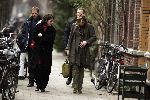 Amsterdam 18 maart 2005
Maxima zwanger op bezoek bij een vriendin. Maxima is bij cafe Bond geweest in de Valeriusstraat. Beveiliging