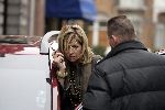 Amsterdam 18 maart 2005
Maxima zwanger op bezoek bij een vriendin. Maxima is bij cafe Bond geweest in de Valeriusstraat. BMaxima stapt in auto van Prins Willem Alexander.