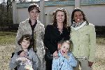 Kaatsheuvel  20 maart 2005
10 jaar princess in de efteling.
Patty Somer met zoon en dochter en Angela Groothuyzen en Esther Oosterbeek