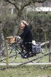 Wijk bij Duurstede 16 maart 2005
Prinses Irene op de fiets naar de markt in Wijk bij Duurstede