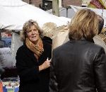 Wijk bij Duurstede 16 maart 2005
Prinses Irene op de markt in Wijk bij Duurstede