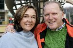 Biddingshuizen 25 maart 2005
opening Walibi World.
Rene v d Kerkhof met Sjan