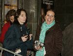 Amsterdam 9 maart 2005
Premiere Hotel Rwanda in Tushinski
Sabine Wendel met camera