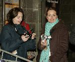 Amsterdam 9 maart 2005
Premiere Hotel Rwanda in Tushinski
Sabine Wendel met camera