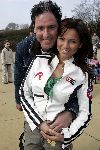 Biddingshuizen 25 maart 2005
opening Walibi World.
Tatjana met Ewald
