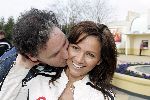 Biddingshuizen 25 maart 2005
opening Walibi World.
Tatjana met Ewald kussend