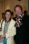 Amsterdam 12 maart 2005
Modeswow Mart Visser in het Hilton.
Vanessa Loudon met Janus Smalbraak