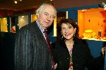 Amsterdam 6 december 2003
Opening van de antiek en kunstbeurs Pan in de Rai.
Matthijs v Heijningen met vrouw
