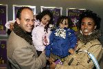 Amsterdam 29 januari 2006
Premiere Muis in Meervaart.
Sophia Wezer met man en kinderen.