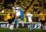 Breda, 28 Februari 2007
NAC-PSV, eindstand 3-0 Wedstrijd KNVB-beker 1/4 finale Seizoen 2006/2007
Edwin Zoetebier in duel met Alex PSV