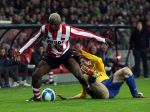 Eindhoven, 3 Maart 2007 Kompetitiewedstrijd PSV-RKC eindstand 2-0 Seizoen 2006/2007
Arouna kone in duel met Ruud Berger