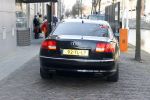 Delft 15 maart 2007
Maxima zwanger bij het prins Maurits museum. Beveiliging in Audi a8
