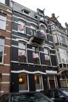 Amsterdam 18 februari 2007
Huis Bastiaan Ragas en Tooske Breugem versierd vanwege geboorte dochter.