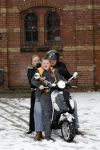 Amsterdam 8 februari 2007
Perspresentatie SBS6 in het ketelhuis. Menno Kohler op vespa scooter met Rachel massing en Bob Offenberg
Peter Smulders bv