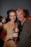 Amsterdam 12 maart 2007
Carice v Houten met paul Verhoven bij uitreiking Rembrandts in Panama.