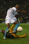Breda, 28 Februari 2007
NAC-PSV, eindstand 3-0 Wedstrijd KNVB-beker 1/4 finale Seizoen 2006/2007
Carlos Salcido in duel met Maceo Rigters