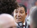 Eindhoven, 18 Maart 2007 Kompetitiewedstrijd PSV-AJAX, eindstand 1-5 Seizoen 2006/2007
Henk ten Cate wordt geintervieuwd