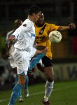 Breda, 28 Februari 2007
NAC-PSV, eindstand 3-0 Wedstrijd KNVB-beker 1/4 finale Seizoen 2006/2007
Ibrahim Afellay in duel met Kurt Elshot