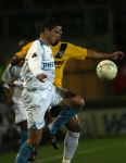 Breda, 28 Februari 2007
NAC-PSV, eindstand 3-0 Wedstrijd KNVB-beker 1/4 finale Seizoen 2006/2007
Ibrahim Afellay in duel met Kurt Elshot
