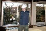 Volendam 17 februari 2007
Jan Smit is bij de sloop van het huis dat hj gekocht heeft. Op deze plek wordt xijn nieuwe huis gebouwd.