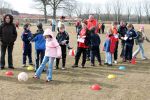 Eindhoven 22 Maart 2006 Uefacup bij vv DBS op bezoek. 
Training jeugdvoetbal