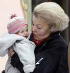Lech 11 februari 2007
Maxima Prins Willem Alexander Amalia Alexia Koningin Beatrix Prins Constantijn Prinses Laurentien met Prinses Eloise Prins Claus Cazimir en Eleonore op vakatie in Lech.