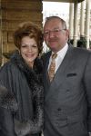 Amsterdam 4 maart 2007
Modeshow Frans Molenaar in het Amstel Hotel. 
Maja Steenwijk met haar man Joop Steenwijk