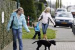 Fijnaart 10 maart 2007
Mariska Bauer met Christiaan en Frans jr en de vader van Frans bij het huis.
