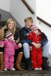 Lech 11 februari 2007
Maxima Prins Willem Alexander Amalia Alexia Koningin Beatrix Prins Constantijn Prinses Laurentien met Prinses Eloise Prins Claus Cazimir en Eleonore op vakatie in Lech.