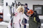 Zurs 27 februari 2007
Rene Froger en natasja op wintersport met hun zoons Diedier en maxim.