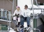 Zurs 27 februari 2007
Rene Froger en natasja op wintersport met hun zoons Diedier en maxim.