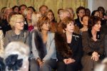 Amsterdam 4 maart 2007
Modeshow Frans Molenaar in het Amstel Hotel. Mevr vv Loon de la Bouchere Sylvia Toth Neelie Kroes en Janneke Brinkman