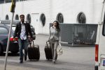 Schiphol 23 maart 2007
Patrick Kluivert en zijn zwangere vriendin Rossana Lima op schiphol .