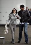 Schiphol 23 maart 2007
Patrick Kluivert en zijn zwangere vriendin Rossana Lima op schiphol .
