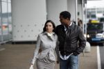Schiphol 23 maart 2007
Patrick Kluivert en zijn zwangere vriendin Rossana Lima op schiphol .