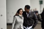 Schiphol 23 maart 2007
Patrick Kluivert en zijn zwangere vriendin Rossana Lima op schiphol .