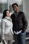 Schiphol 23 maart 2007
Patrick Kluivert en zijn zwangere vriendin Rossana Lima op schiphol .